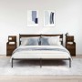 Mesillas de noche con 2 cajones 2 uds roble marrón 38x34x80 cm de , Mesitas de noche - Ref: Foro24-861368, Precio: 98,87 €, D...