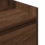 Mesillas de noche con 2 cajones 2 uds roble marrón 38x34x80 cm de , Mesitas de noche - Ref: Foro24-861368, Precio: 98,87 €, D...
