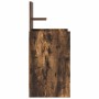 Mesilla de noche con 2 cajones roble ahumado 38x34x80 cm de , Mesitas de noche - Ref: Foro24-861363, Precio: 54,12 €, Descuen...