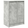 Zapatero gris hormigón 57x34x76 cm madera industrial de , Zapateros y organizadores de calzado - Ref: Foro24-861871, Precio: ...