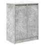Zapatero gris hormigón 57x34x76 cm madera industrial de , Zapateros y organizadores de calzado - Ref: Foro24-861871, Precio: ...
