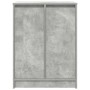Zapatero gris hormigón 57x34x76 cm madera industrial de , Zapateros y organizadores de calzado - Ref: Foro24-861871, Precio: ...