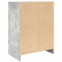 Zapatero gris hormigón 57x34x76 cm madera industrial de , Zapateros y organizadores de calzado - Ref: Foro24-861871, Precio: ...