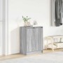 Zapatero gris Sonoma 57x34x76 cm madera de ingeniería de , Zapateros y organizadores de calzado - Ref: Foro24-861873, Precio:...