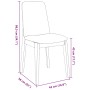 Sillas de comedor con cojines 2uds madera maciza blanco caucho de , Sillas de comedor - Ref: Foro24-4102447, Precio: 122,74 €...