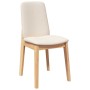 Sillas de comedor con cojines 2 uds madera maciza caucho de , Sillas de comedor - Ref: Foro24-4102445, Precio: 124,42 €, Desc...