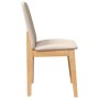 Sillas de comedor con cojines 2 uds madera maciza caucho de , Sillas de comedor - Ref: Foro24-4102445, Precio: 124,42 €, Desc...