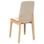 Sillas de comedor con cojines 2 uds madera maciza caucho de , Sillas de comedor - Ref: Foro24-4102445, Precio: 124,42 €, Desc...