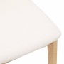 Sillas de comedor con cojines 2 uds madera maciza caucho de , Sillas de comedor - Ref: Foro24-4102445, Precio: 124,42 €, Desc...