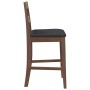 Taburetes de bar con cojines 2 uds madera maciza marrón caucho de , Taburetes de cocina - Ref: Foro24-4102556, Precio: 142,19...