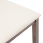 Sillas de comedor con cojines 2 uds madera maciza marrón caucho de , Sillas de comedor - Ref: Foro24-4102453, Precio: 145,65 ...