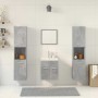 Set muebles de baño 5 piezas madera ingeniería gris hormigón de , Muebles de baño - Ref: Foro24-3324904, Precio: 274,54 €, De...