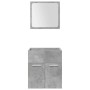 Set muebles de baño 5 piezas madera ingeniería gris hormigón de , Muebles de baño - Ref: Foro24-3324904, Precio: 274,54 €, De...
