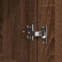 Mesilla de noche roble marrón 39x35x125 cm madera de ingeniería de , Mesitas de noche - Ref: Foro24-861316, Precio: 72,53 €, ...