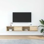 Muebles de TV 2 uds Roble Sonoma 80x31x25,5cm Madera ingeniería de , Muebles TV - Ref: Foro24-861459, Precio: 71,83 €, Descue...