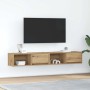 Muebles para TV 2 uds madera roble artisan 80x31x25,5 cm de , Muebles TV - Ref: Foro24-861471, Precio: 88,28 €, Descuento: %