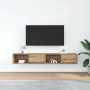 Muebles para TV 2 uds madera roble artisan 80x31x25,5 cm de , Muebles TV - Ref: Foro24-861471, Precio: 88,28 €, Descuento: %