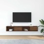 Muebles de TV 2uds Roble marrón 80x31x25,5 cm Madera ingeniería de , Muebles TV - Ref: Foro24-861467, Precio: 74,60 €, Descue...
