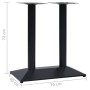 Pata de mesa de bistró negra 70x40x72 cm de hierro fundido de , Patas para mesas - Ref: Foro24-325438, Precio: 117,91 €, Desc...