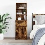 Mesilla de noche roble ahumado 39x35x125 cm Madera ingeniería de , Mesitas de noche - Ref: Foro24-861314, Precio: 69,99 €, De...