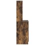Mesilla de noche roble ahumado 39x35x125 cm Madera ingeniería de , Mesitas de noche - Ref: Foro24-861314, Precio: 69,99 €, De...