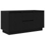 Mueble de TV con luces LED roble negro 100x41x50 cm de , Muebles TV - Ref: Foro24-861410, Precio: 112,42 €, Descuento: %