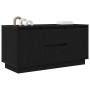 Mueble de TV con luces LED roble negro 100x41x50 cm de , Muebles TV - Ref: Foro24-861410, Precio: 112,42 €, Descuento: %