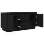 Mueble de TV con luces LED roble negro 100x41x50 cm de , Muebles TV - Ref: Foro24-861410, Precio: 112,42 €, Descuento: %