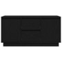 Mueble de TV con luces LED roble negro 100x41x50 cm de , Muebles TV - Ref: Foro24-861410, Precio: 112,42 €, Descuento: %