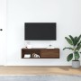 Mueble de TV madera de ingeniería marrón roble 100x31x25,5 cm de , Muebles TV - Ref: Foro24-861484, Precio: 53,47 €, Descuent...