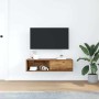 Mueble para TV madera contrachapada envejecida 100x31x25,5 cm de , Muebles TV - Ref: Foro24-861486, Precio: 58,85 €, Descuent...