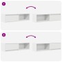 Muebles de TV 2 uds Blanco 100x31x25,5 cm Madera de ingeniería de , Muebles TV - Ref: Foro24-861473, Precio: 95,46 €, Descuen...