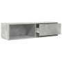 Mueble de TV madera contrachapada gris hormigón 100x31x25,5 cm de , Muebles TV - Ref: Foro24-861478, Precio: 53,01 €, Descuen...