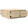 Mesa de centro con cajones roble Sonoma 100x100x40 cm de , Mesas de centro - Ref: Foro24-3328401, Precio: 139,72 €, Descuento: %