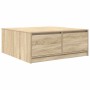 Mesa de centro con cajones roble Sonoma 100x100x40 cm de , Mesas de centro - Ref: Foro24-3328401, Precio: 139,72 €, Descuento: %