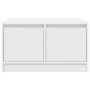 Mesa de centro con cajones blanca 70,5x70x40 cm de , Mesas de centro - Ref: Foro24-3328408, Precio: 104,64 €, Descuento: %