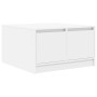 Mesa de centro con cajones blanca 70,5x70x40 cm de , Mesas de centro - Ref: Foro24-3328408, Precio: 104,64 €, Descuento: %