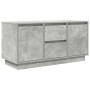 Mueble de TV con luces LED gris hormigón 100x41x50 cm de , Muebles TV - Ref: Foro24-861412, Precio: 105,83 €, Descuento: %