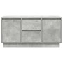 Mueble de TV con luces LED gris hormigón 100x41x50 cm de , Muebles TV - Ref: Foro24-861412, Precio: 105,83 €, Descuento: %