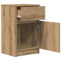 Mesita de noche madera de ingeniería roble artisian 39x35x65 cm de , Mesitas de noche - Ref: Foro24-861335, Precio: 56,23 €, ...