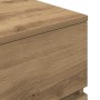 Mesita de noche madera de ingeniería roble artisian 39x35x65 cm de , Mesitas de noche - Ref: Foro24-861335, Precio: 56,23 €, ...