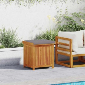 Cojines para exterior 60x50x61 cm madera maciza acacia de , Cajas de almacenaje para exteriores - Ref: Foro24-4106477, Precio...