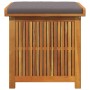 Cojines para exterior 60x50x61 cm madera maciza acacia de , Cajas de almacenaje para exteriores - Ref: Foro24-4106477, Precio...