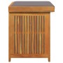 Cojines para exterior 60x50x61 cm madera maciza acacia de , Cajas de almacenaje para exteriores - Ref: Foro24-4106477, Precio...