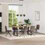 Sillas de comedor 6unidades cuero sintético gris oscuro de , Sillas de comedor - Ref: Foro24-3315650, Precio: 329,50 €, Descu...