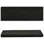 Alfombrillas de escalera 10 unidades negro 65x21x4 cm de vidaXL, Alfombrillas para escalones - Ref: Foro24-149727, Precio: 39...