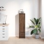 Aparador alto roble marrón 29,5x34x119,5 cm madera ingeniería de , Aparadores - Ref: Foro24-861658, Precio: 71,52 €, Descuent...