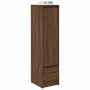 Aparador alto roble marrón 29,5x34x119,5 cm madera ingeniería de , Aparadores - Ref: Foro24-861658, Precio: 71,52 €, Descuent...
