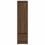 Aparador alto roble marrón 29,5x34x119,5 cm madera ingeniería de , Aparadores - Ref: Foro24-861658, Precio: 71,52 €, Descuent...