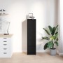 Aparador alto roble negro 29,5x34x119,5 cm madera de ingeniería de , Aparadores - Ref: Foro24-861653, Precio: 73,43 €, Descue...